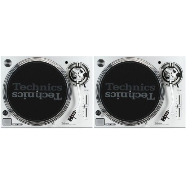 Technics SL-1200MK7-S Direct Drive Professional Turntable Pair - Silver